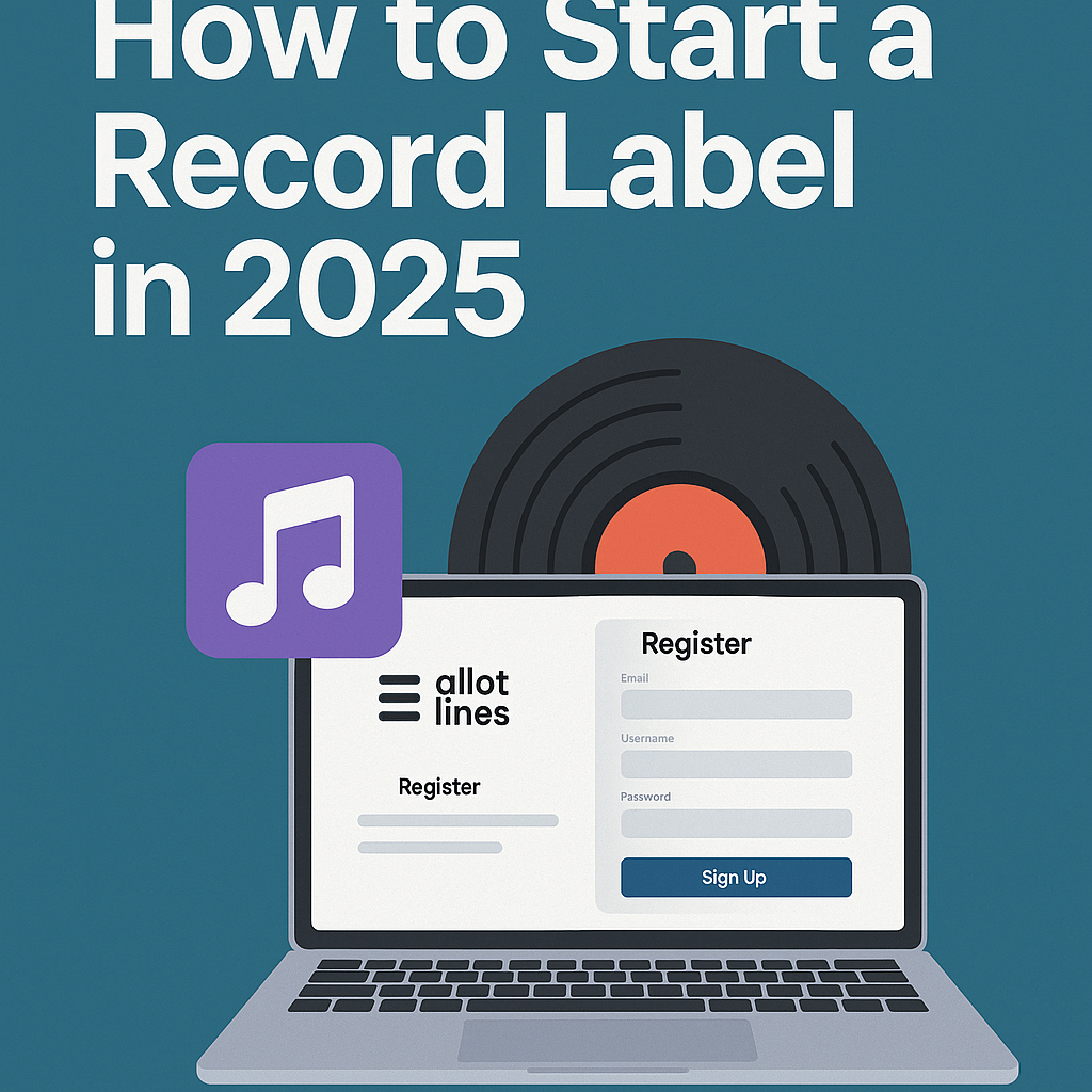 How to Start a Record Label in 2025 with Allot Lines