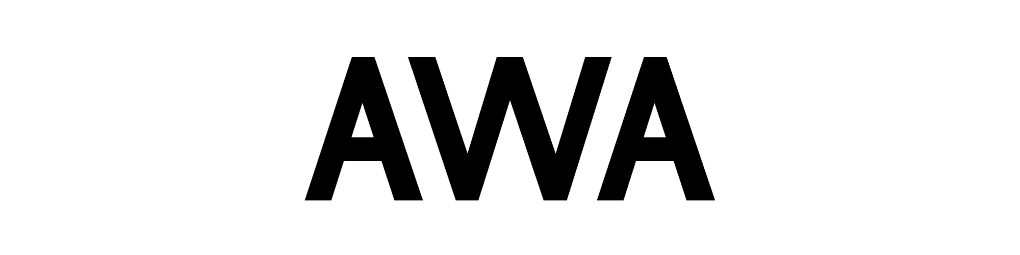 AWA Logo in Allot Lines Digital Music Distribution