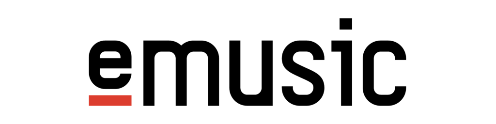 eMusic Logo in Allot Lines Music Distribution