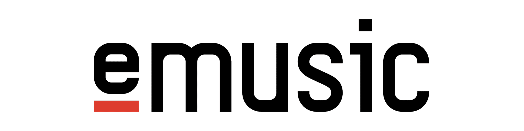 eMusic Logo in Allot Lines Music Distribution