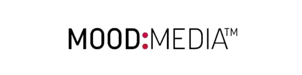 Mood Media Logo in Allot Lines Digital Music Distribution
