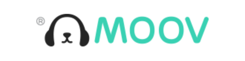 MOOV Logo in Allot Lines Digital Music Distribution