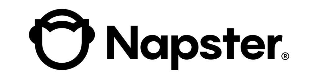 Napster Logo in Allot Lines Digital Music Distribution