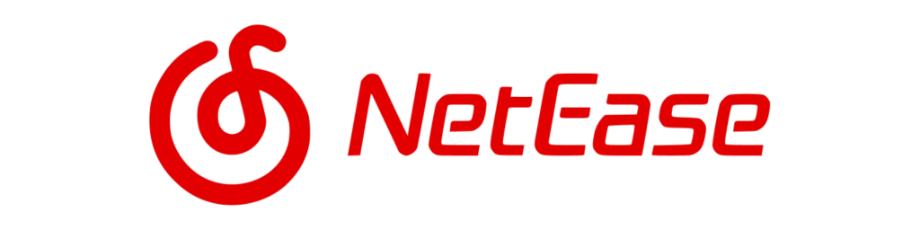 NetEase Logo in Allot Lines Digital Music Distribution