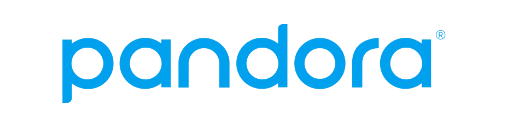 Pandora Logo in Allot Lines Digital Music Distribution