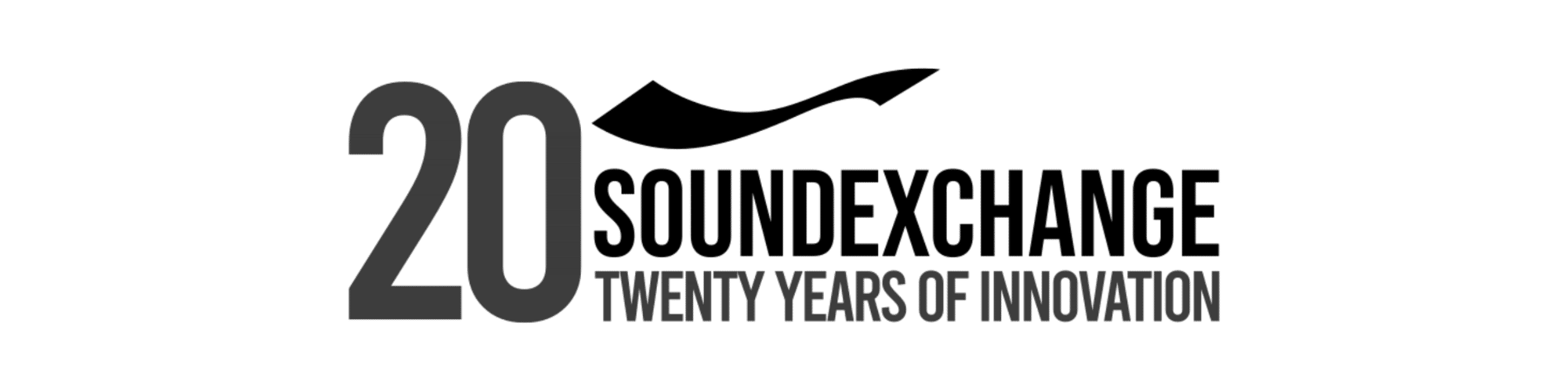 SoundExchange Logo in Allot Lines Digital Music Distribution