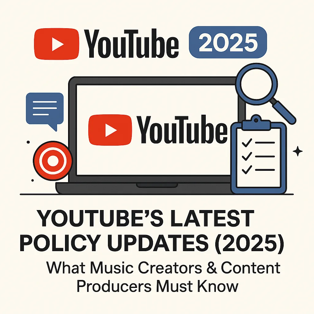 YouTube’s Latest Policy Updates (2025): What Music Creators & Content Producers Must Know
