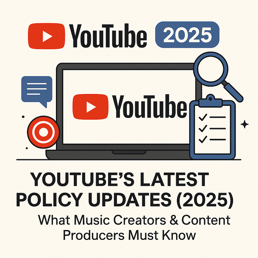 YouTube’s Latest Policy Updates (2025): What Music Creators & Content Producers Must Know