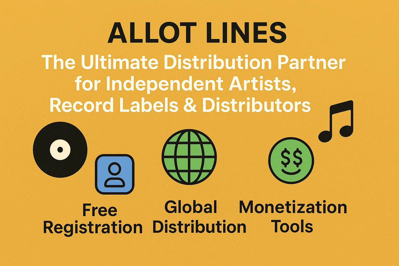 🎧 Allot Lines: The Ultimate Distribution Partner for Independent Artists, Record Labels & Distributors